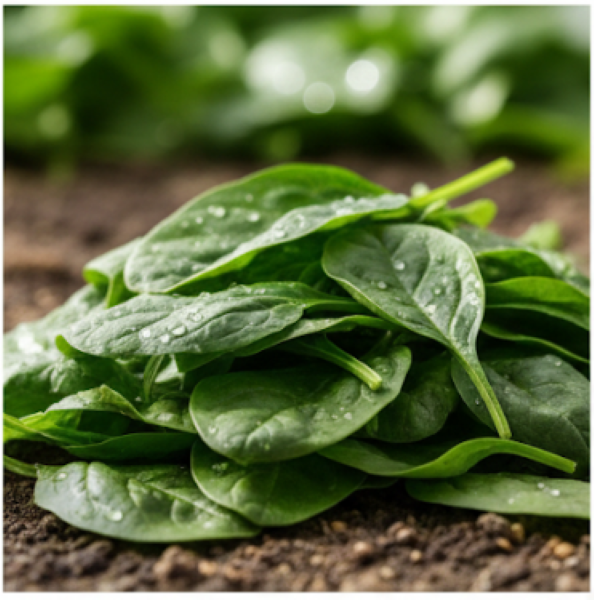 Spinach And Lettuce Leaves
